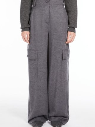 Сірі брюки MAX MARA : фото 1 - Invogue