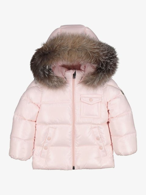 Розовая куртка MONCLER ENFANT: фото - Invogue