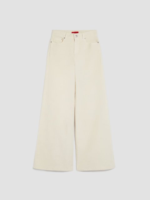 Кремовые брюки MAX&CO: фото - Invogue