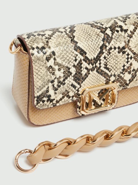 Сумка Marella со змеиным принтом: фото 3 - Invogue