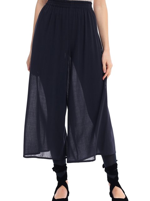 Темно-сині брюки MAX MARA : фото 5 - Invogue