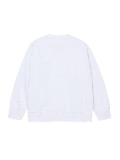 Белая кофта MM6 Maison Margiela из хлопка: фото 1 - Invogue