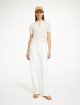 Белый свитер By Malene Birger из смеси шерсти и шелка: фото 3 - Invogue