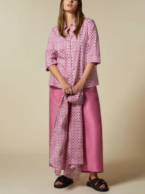 Рожева сорочка MARINA RINALDI : фото 3 - Invogue