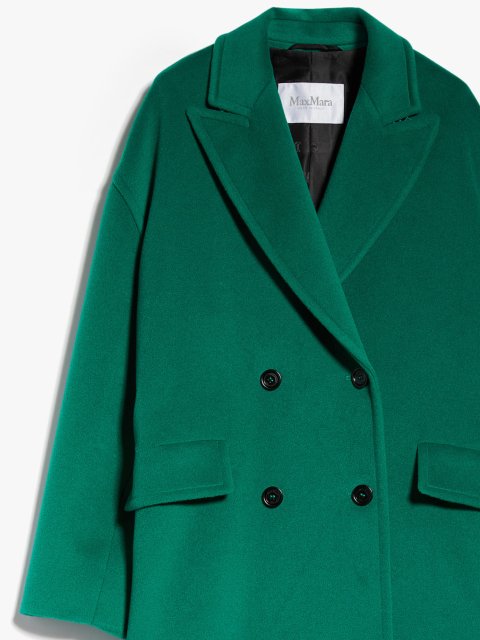 Зелене пальто MAX MARA з вовни та кашеміру: фото 3 - Invogue