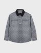 Сіра куртка GIVENCHY KIDS з бавовни: фото - Invogue