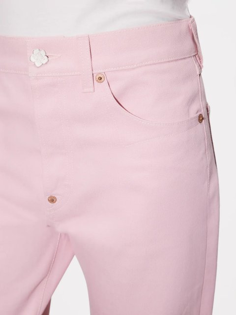 Розовые джинсы Kenzo из хлопкового денима: фото 4 - Invogue