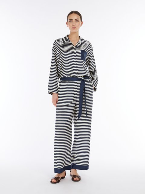 Брюки Max Mara з чистого шовку: фото 1 - Invogue