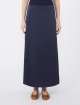 Темно-синя спідниця WEEKEND MAX MARA атласна: фото 2 - Invogue