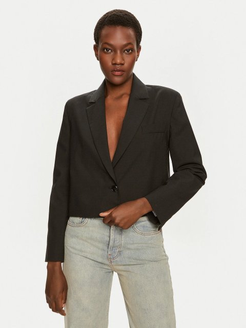 Черный пиджак Max&Co короткий: фото - Invogue