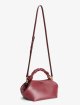 Бордовая сумка Ganni Bou маленькая: фото - Invogue