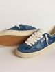 Сині снікерси GOLDEN GOOSE зі шкіри: фото 4 - Invogue