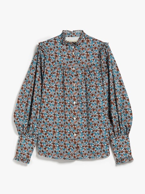 Сорочка WEEKEND MAX MARA з квітковим принтом: фото - Invogue