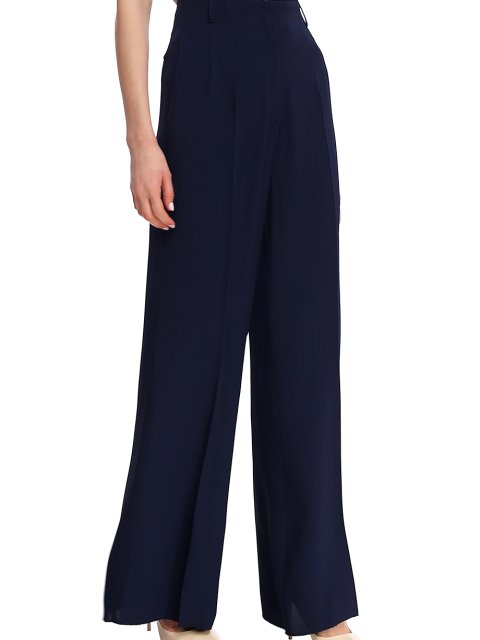 Синие брюки SPORTMAX: фото 3 - Invogue