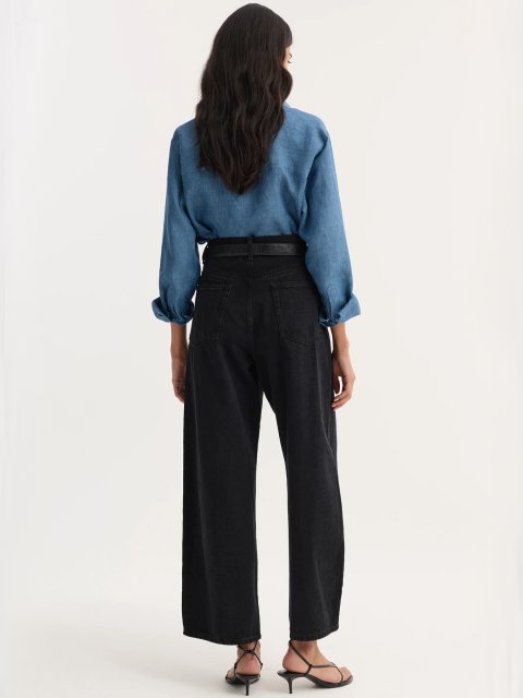 Синя сорочка Róhe з льону: фото 4 - Invogue