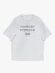 Серая футболка Acne Studios свободного кроя: фото - Invogue