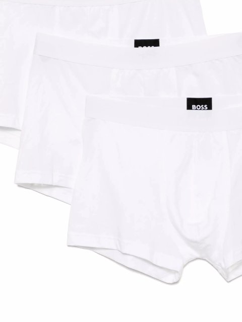 Білі труси 3 пари BOSS бавовни: фото 1 - Invogue