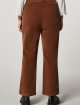 Коричневые брюки PERSONA: фото 2 - Invogue