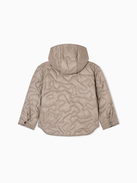 Коричнева куртка EMPORIO ARMANI KIDS : фото 2 - Invogue