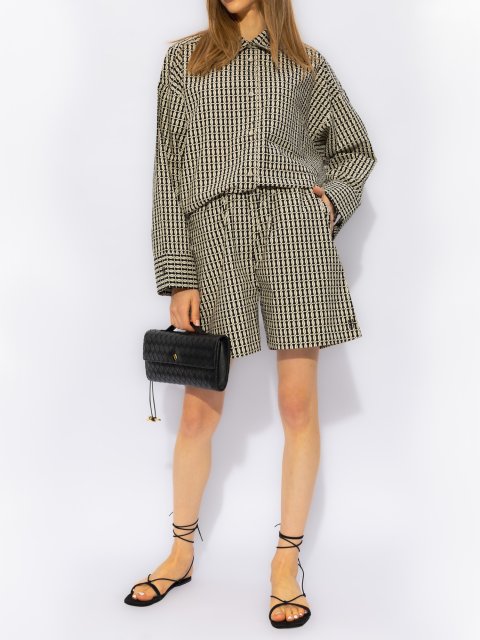 Чёрные шорты BY MALENE BIRGER: фото 3 - Invogue