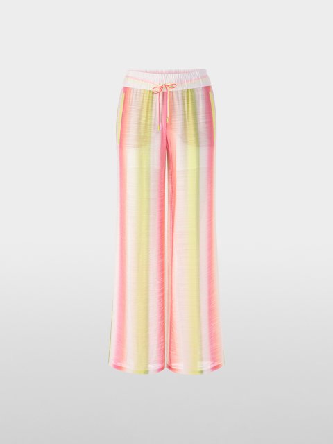 Рожеві штани Marc Cain з віскози з градієнтом: фото - Invogue