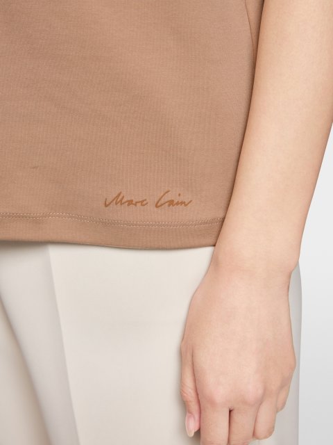 Футболка с коротким рукавом и лентой Marc Cain: фото 6 - Invogue