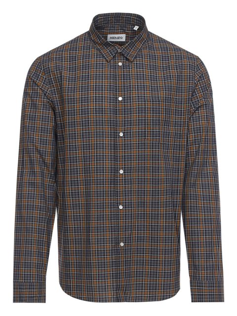 Серая рубашка KENZO: фото - Invogue