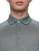 Зеленое поло ZEGNA из смеси хлопка и шелка: фото 3 - Invogue