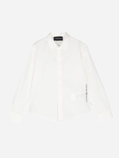 Біла сорочка Emporio Armani бавовняна: фото - Invogue