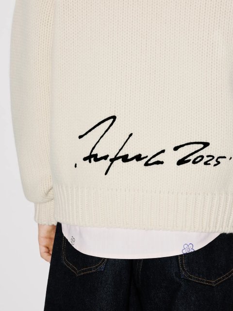 Белый свитер KENZO из шерсти: фото 6 - Invogue