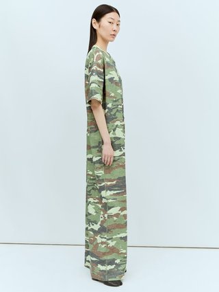 Зелёное платье ACNE STUDIOS: фото 1 - Invogue