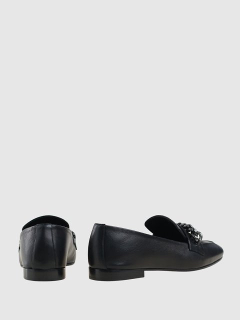 Чёрные лоферы MAX MARA: фото 3 - Invogue