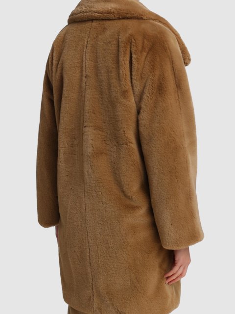 Коричневая шуба MARELLA: фото 4 - Invogue