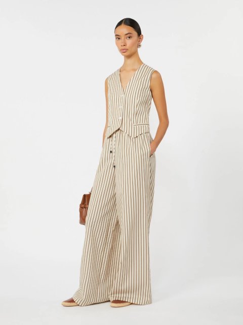 Бежевий жакет Max Mara бавовни та шовку: фото 1 - Invogue