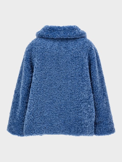 Сіра шуба MONNALISA: фото 1 - Invogue