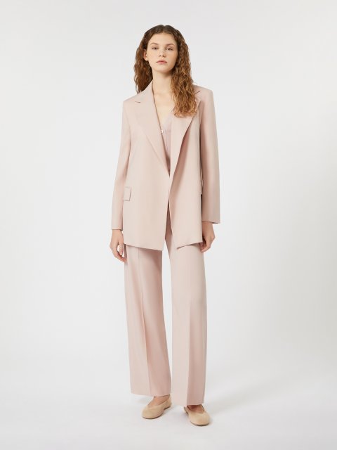 Рожевий жакет WEEKEND MAX MARA з вовни: фото 1 - Invogue
