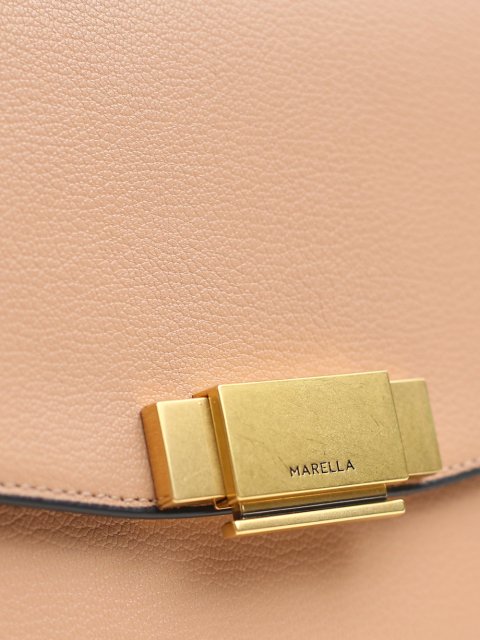 Бежевая сумка MARELLA: фото 6 - Invogue