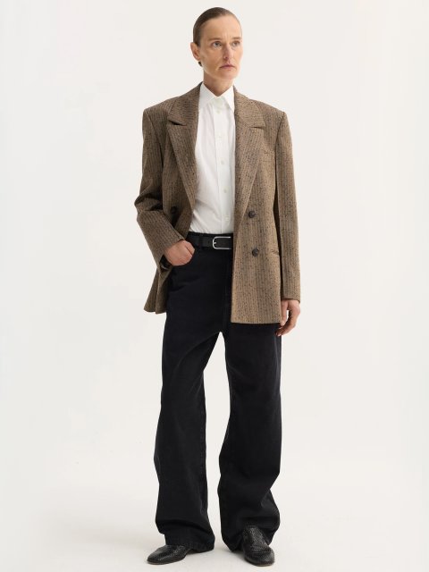 Коричневий жакет Róhe з суміші вовни: фото 1 - Invogue