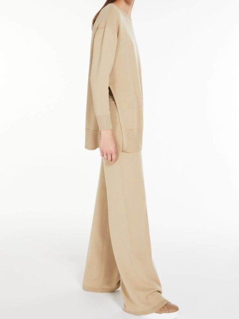 Кремові брюки MAX MARA : фото 3 - Invogue