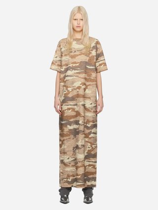 Коричневое платье ACNE STUDIOS: фото - Invogue