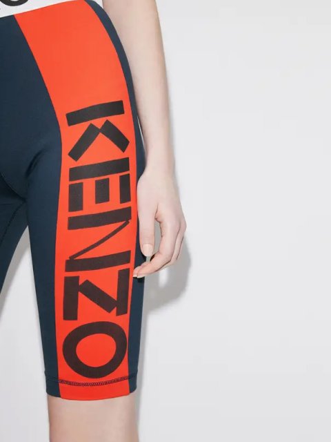 Синие шорты KENZO: фото 3 - Invogue