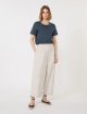 Темно-синя футболка Max Mara з бавовни та модалу: фото 1 - Invogue