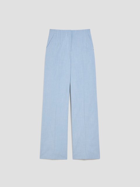 Блакитні брюки PennyBlack широкі: фото - Invogue