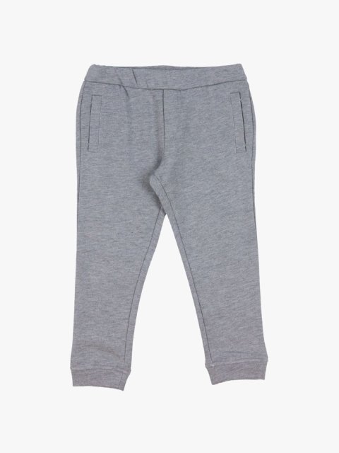 Cірі штани EMPORIO ARMANI KIDS з модалу та бавовни: фото - Invogue