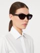 Чорні окуляри MAX MARA ацетатні: фото 3 - Invogue