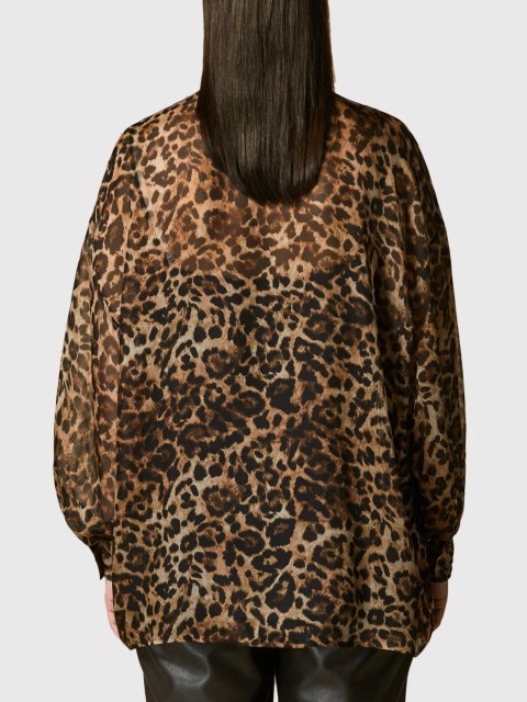 Коричнева блуза MARINA RINALDI : фото 1 - Invogue