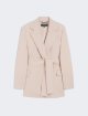 Рожевий жакет WEEKEND MAX MARA з вовни: фото - Invogue