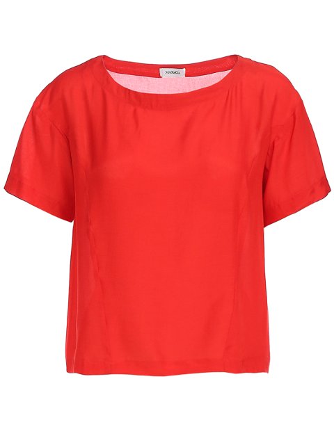 Бордова футболка MAX&CO : фото 2 - Invogue