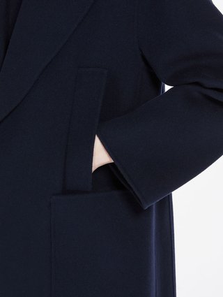Темно-синє пальто MAX MARA : фото 3 - Invogue