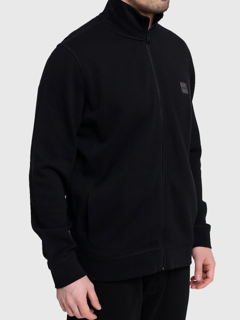 Чёрная кофта спорт BOSS: фото 2 - Invogue